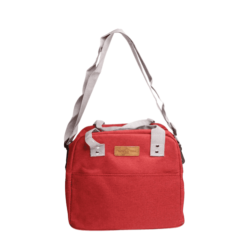 Wonderland Shoulder strap carrying lunch bag (Red)