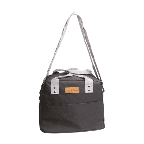 Wonderland Shoulder strap carrying lunch bag (Black)