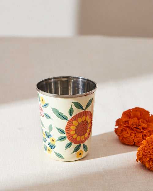 Marigold Mini Tumbler, White