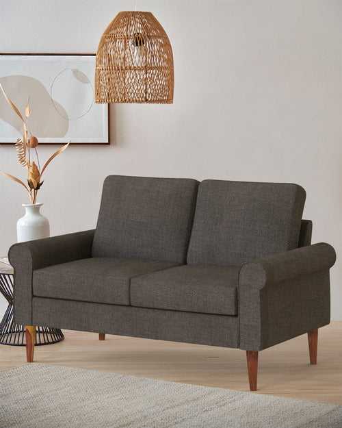 Colonial Couch 2 Seater Bangalore Grey Grey