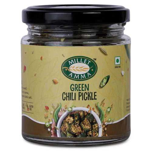 Green Chilli Pickle (Without Oil) 125gm (Delivering Bangalore Only)