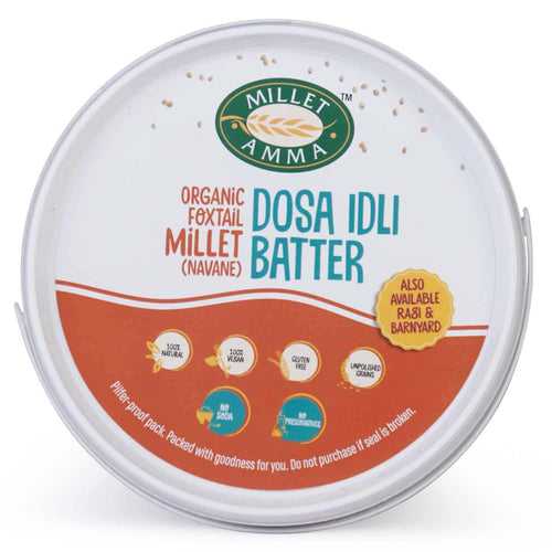 Foxtail Millet Dosa Idli Batter Organic 1kg (Delivering Bangalore Only)