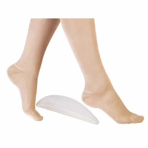 Silicone Medial Arch Support | Provides Balance & Structual Support to Flat Feet (Grey)