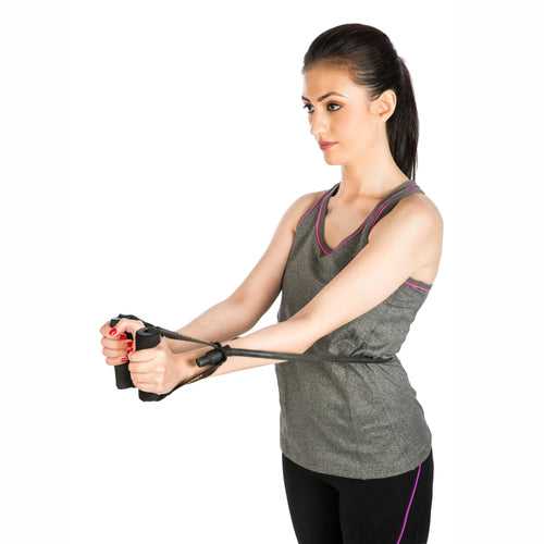 Active Band - Physical Resistance Tubing (With Grip Handles) for Exercise, Workouts, Gym, Stretching, Yoga | Muscles & Joints Strengthener