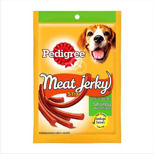 Pedigree Meat Jerky Stix Adult Bacon Dog Treats , 12 Packs ( 12 x 60 )