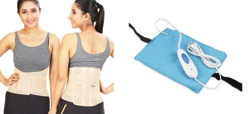 Sciatica Pain Relief Products Combo : LS Belt with Heating Pad