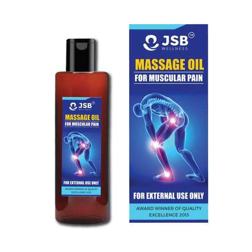 JSB Massage Oil for Body Pain Relief Ayurvedic Remedy : Can Be Used Before Using Body Massager