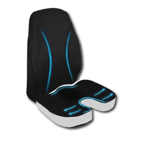 Spine Support Pillow Combo : Coccyx Pillow & Back Rest