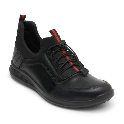 Kansas EK-04 Men Black Casual Shoes