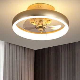 Amini LED Smart Voice Assist Fan Chandelier