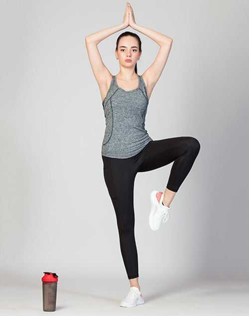 Active Sleeve Less Tank Top with Ultimate Leggings