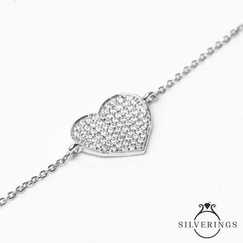 All that Glitters Heart Bracelet