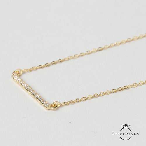 Bling Bar Zircon Necklace