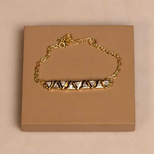 High Society Zircon Gold Bracelet