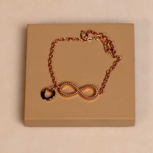 Infinity till Eternity Rose Gold Bracelet
