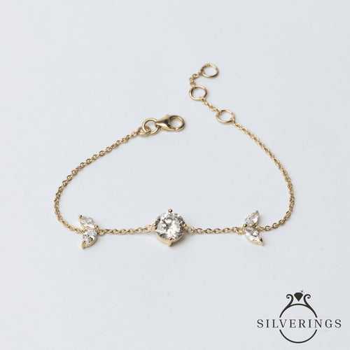 Sorcerer's Stone Gold Zircon Bracelet