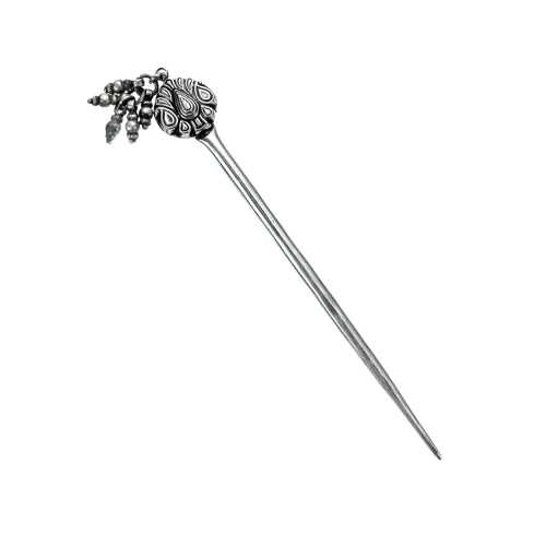 925 Silver Hair Bun Stick