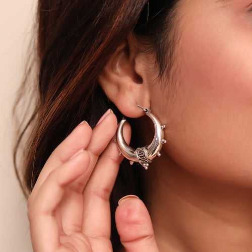 925 Silver Hoop Earring