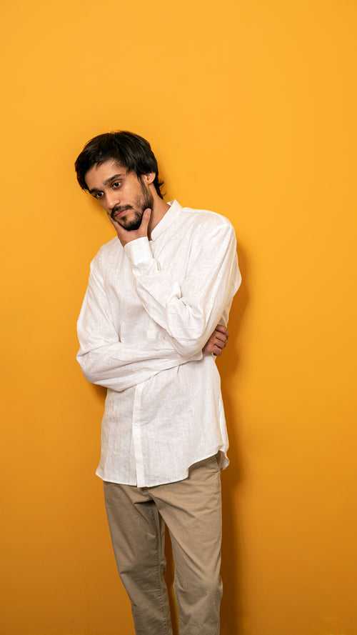 Linen Kurta shirt