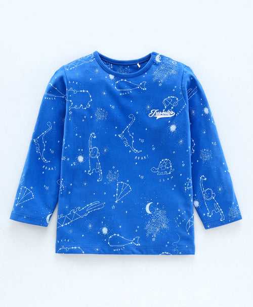 Baby Boys Full Sleeve All Over Printed T Shirt