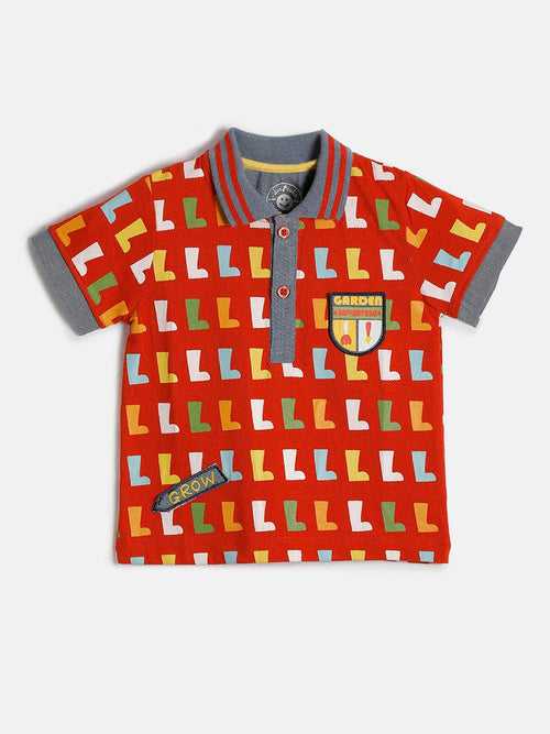 Baby Boys Graphic Printed Half Sleeve T Shirt