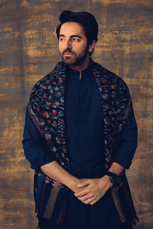 AYUSHMAAN KHURANA in Handwoven Pashmina Pure Kani Shawl