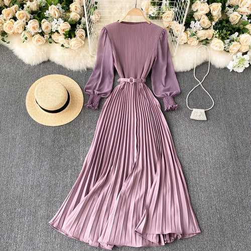 Pleated dress