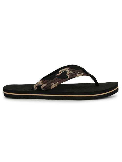 GC-1024 Black Men's Flip Flops