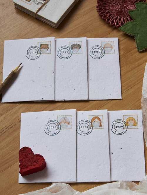 Love In The Time Of Corona Envelopes (Set of 6)