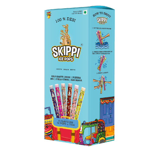 Skippi All Desi Flavor Box, Pack of 12