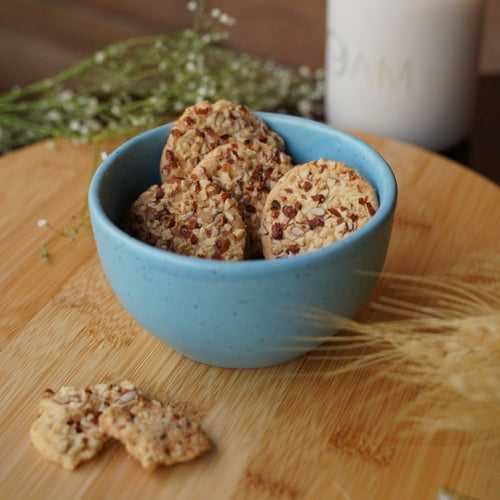 Stylish  Sea  Blue  Nut  Bowl