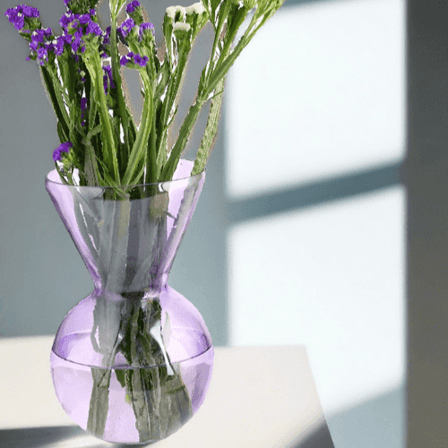 Totem Inspired Glass Vase