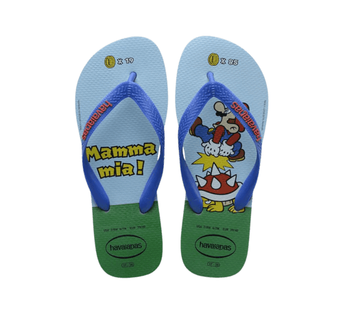Mario Bros Flip Flops