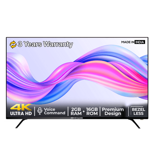 LED TV: Power Guard 138 cm (55 Inch ) Ultra HD (4K) LED Smart Android TV  (PG 55 F4K)