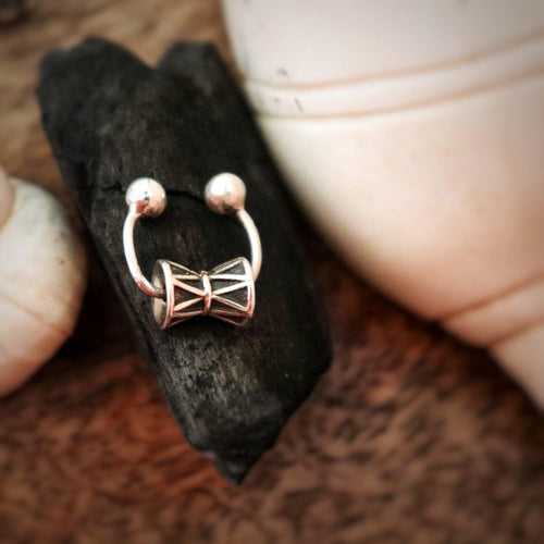 Damru Septum Ring (wire or Clip-on)
