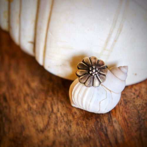 Pointed Flower Nose Pin (wire or Clip-on)