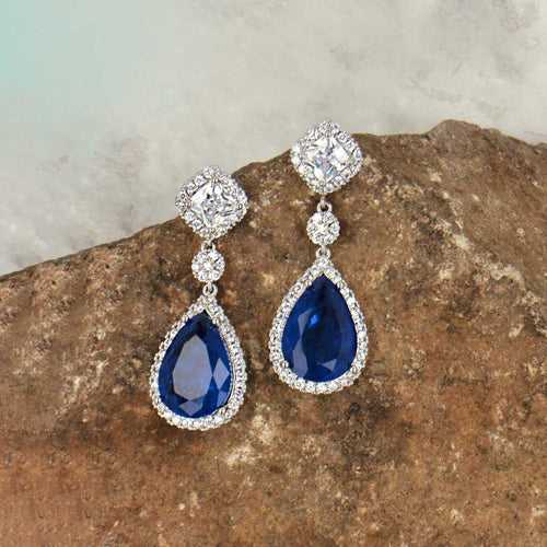 Eternal Sparkle CZ Dangler Earrings - SIA418271