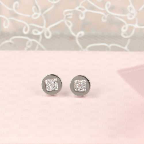 92.5 Silver Zircon Mini Studs - SIA421014