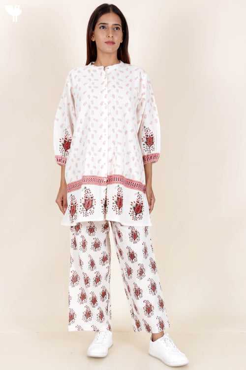 Khaadi Co-Ord Set In Block Print