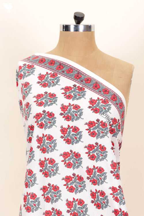 Cambric Cotton In Floral Print