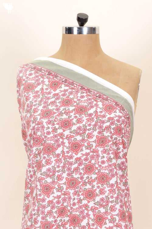 Cambric Cotton In Floral Print
