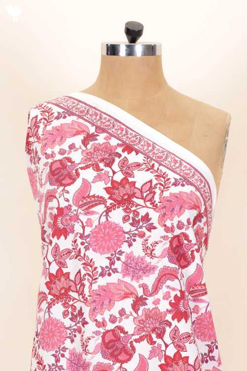 Cambric Cotton In Floral Print