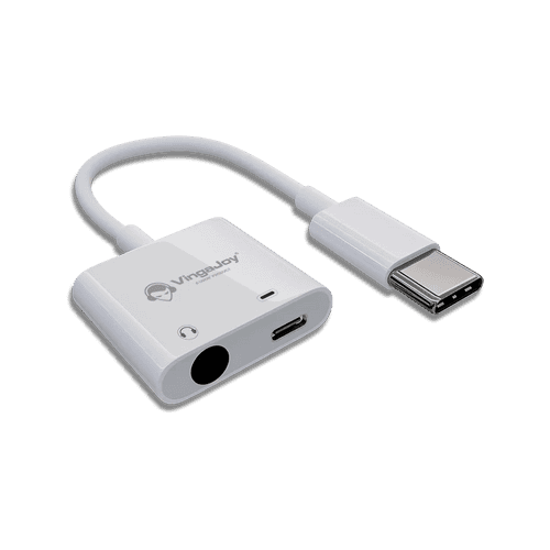 Vingajoy 2-In-1 VR-335 Type-C Charging & Audio Connector