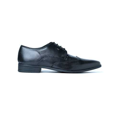 Full-Grain Leather Formal Shoes - 718 BK/TN