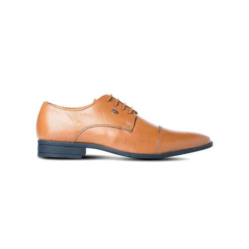 Full-Grain Leather Formal Shoes - 716 TN/BK