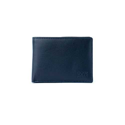 Genuine Leather Bifold Wallet  with detachable Card Case/Money Clip - MNDN44 BK/CHRY/TN