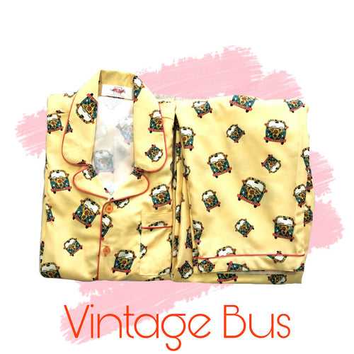 Vintage Bus Pj Set (Women)