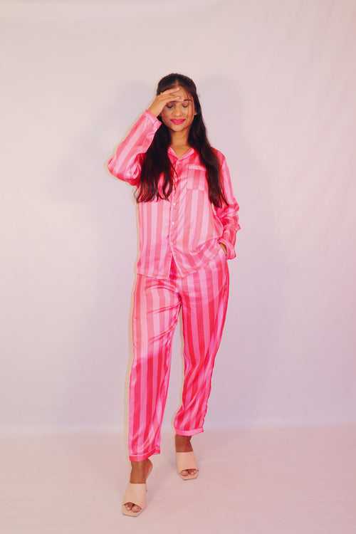 Pink Bubble Pj Set