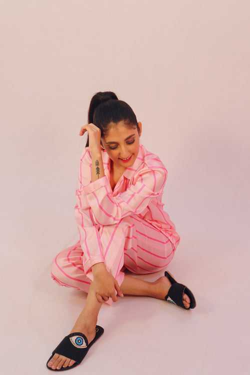 Pastel Pink Pj Set