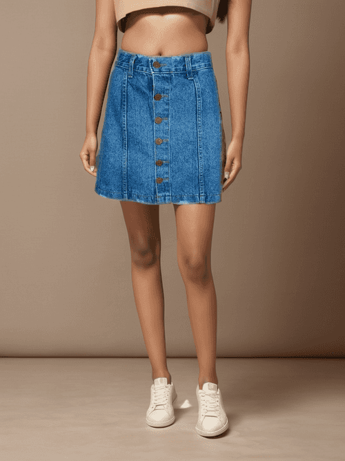 Denim Skirt 5013